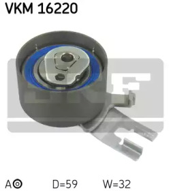 Натяжной ролик, ремень ГРМ SKF VKM 16220